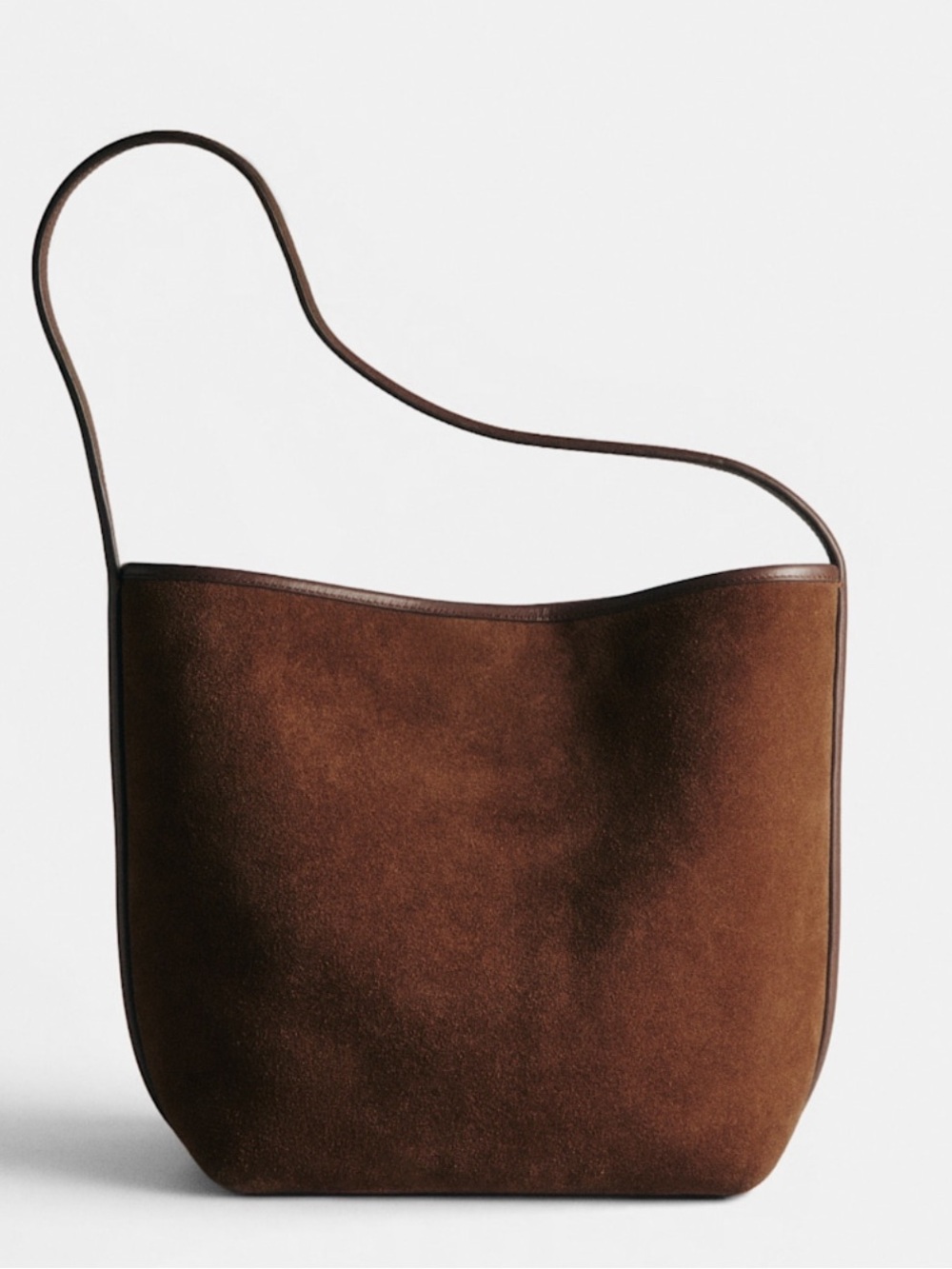 SΓ©zane Solal Bag in Coffee Suede